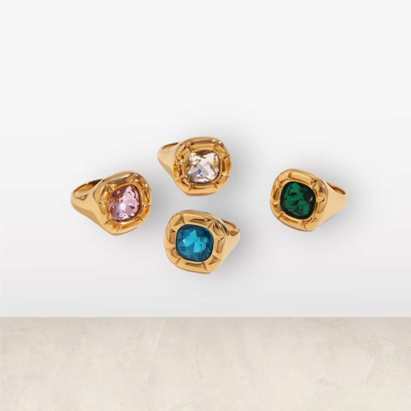 Shining Zirconia Rings