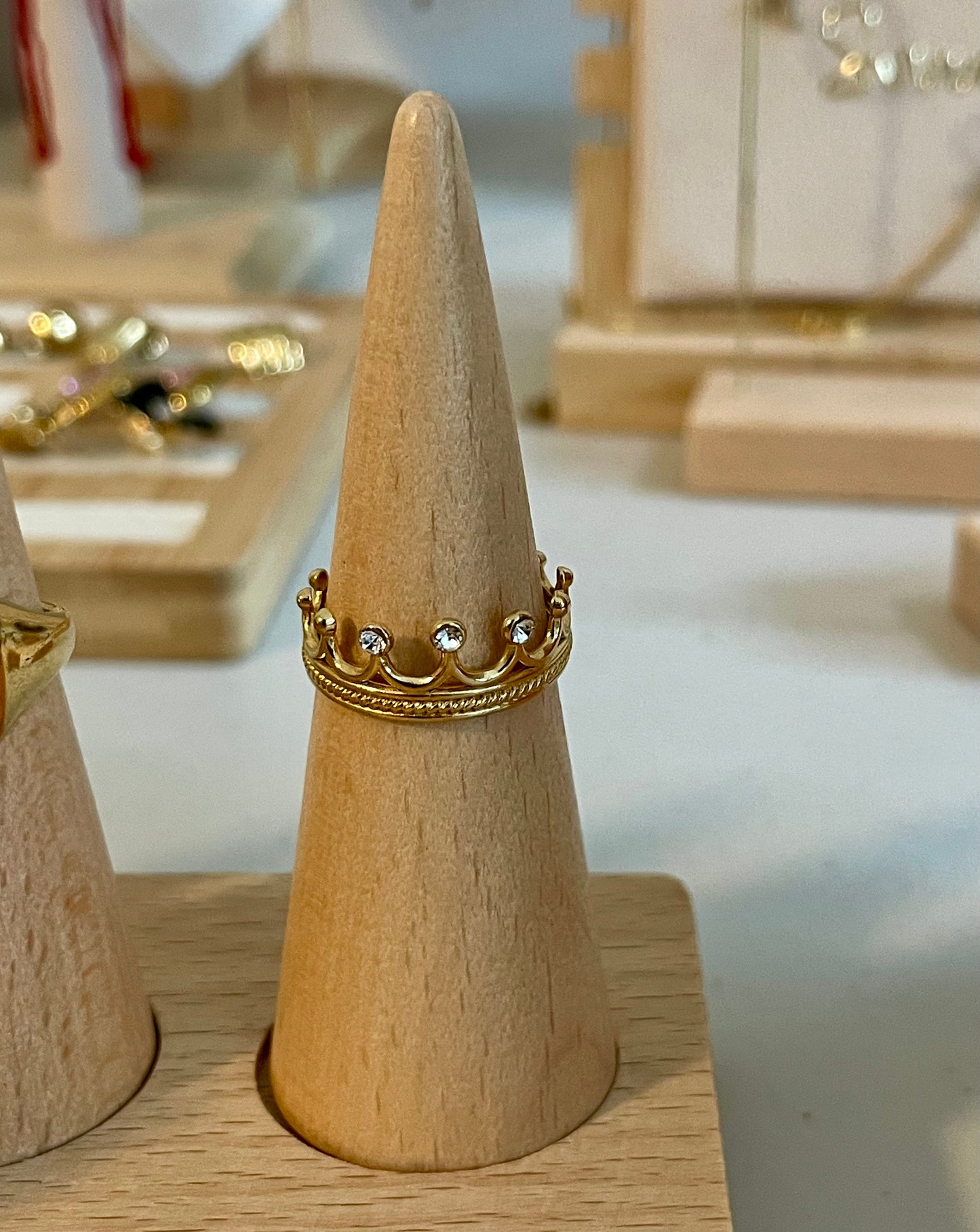 Crown Ring Adjustable Stainless Steel