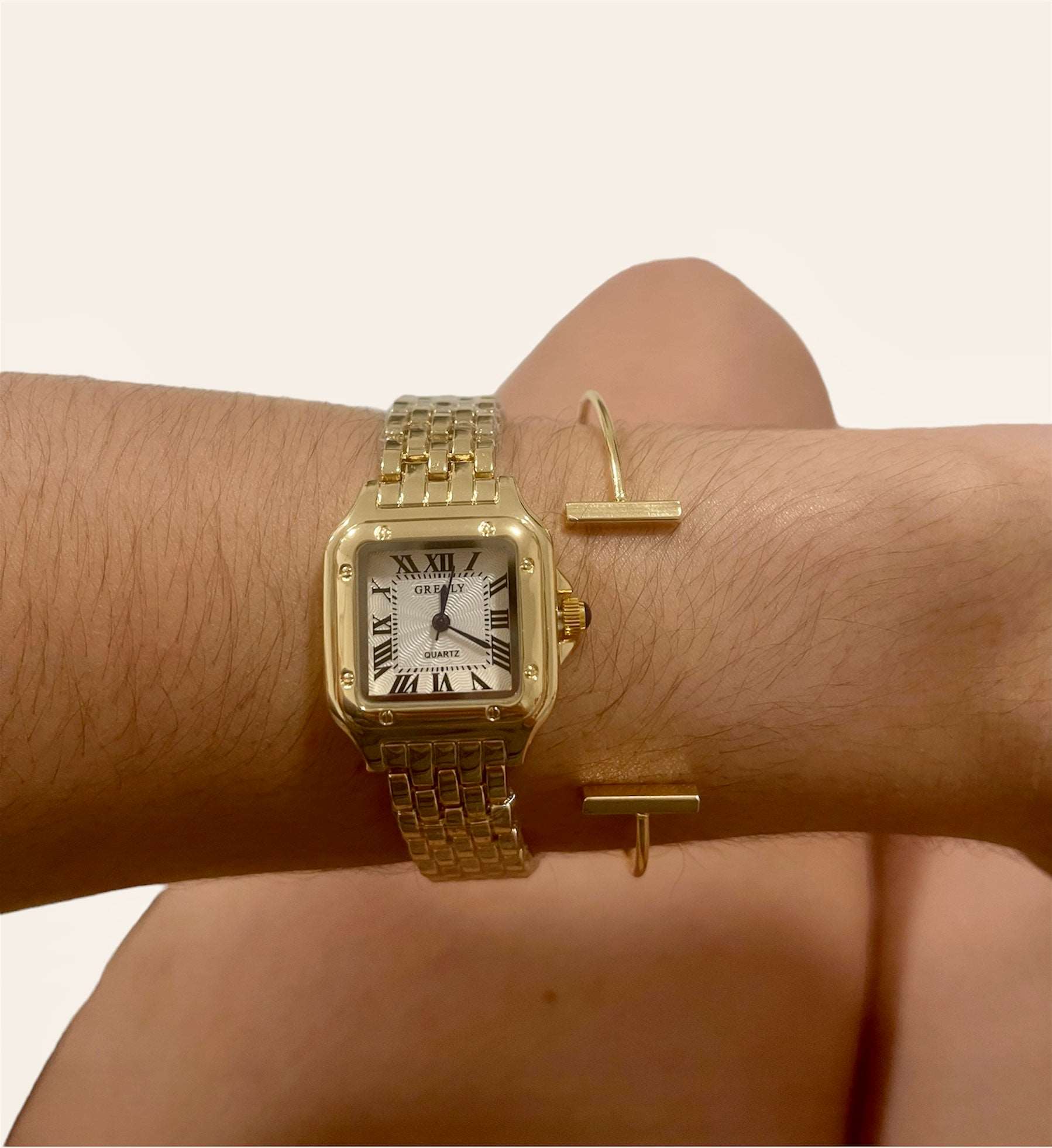 Vintage Square Grealy Watch