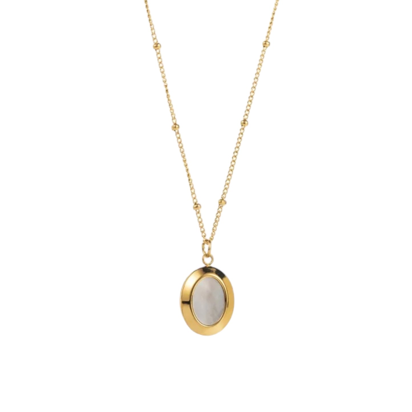 Opal Geometric Necklaces
