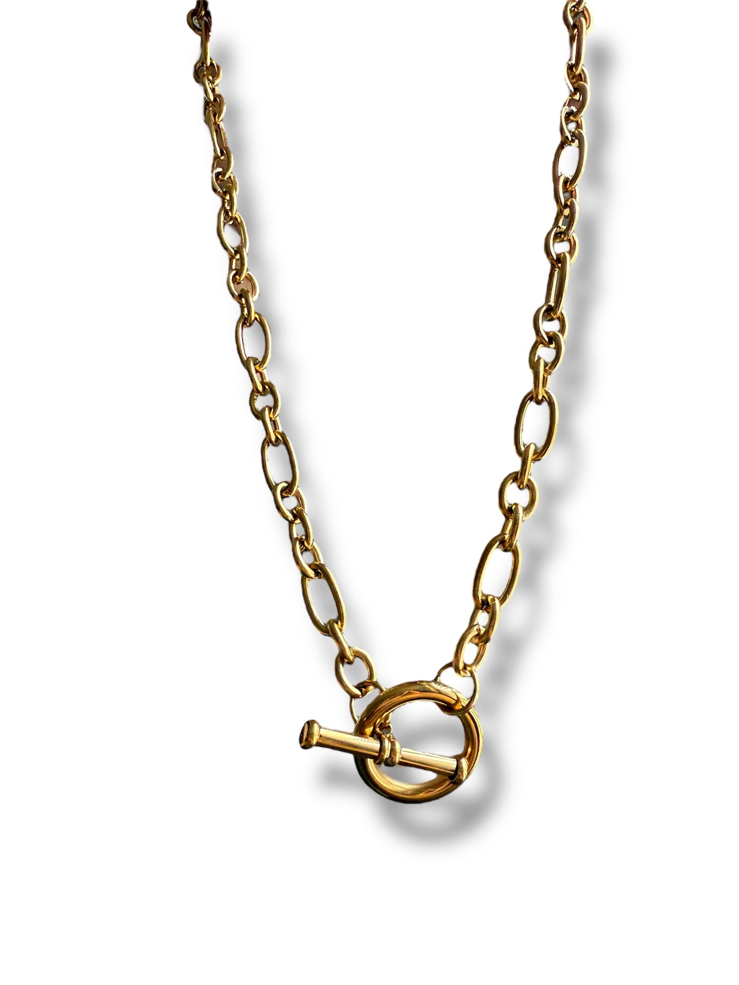 Vianka Necklace Stainless Steel + 18k Gold Plated