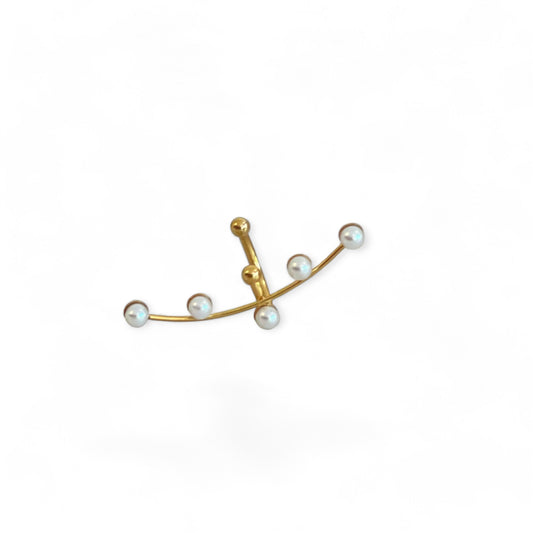 Mini Pearls Ear Cuff